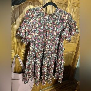 Floral Women’s Mini Dress - Multicolor